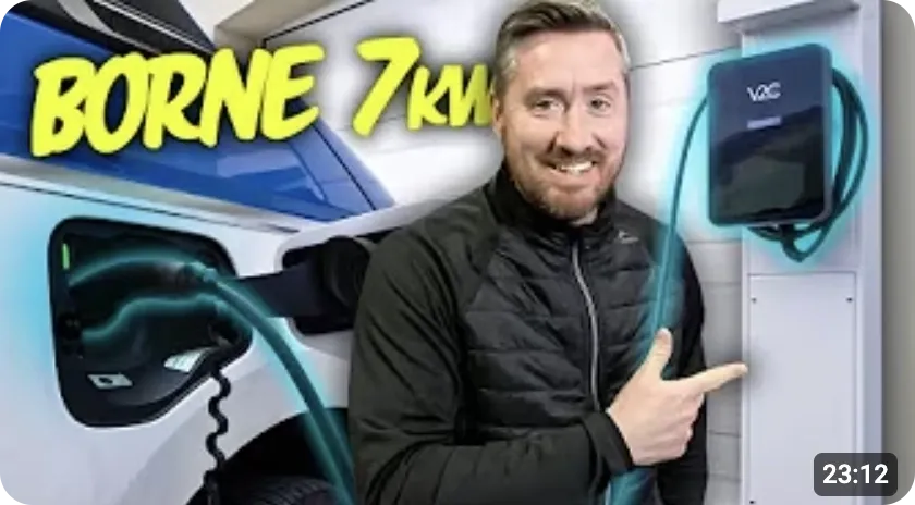 Borne de recharge 7 kW — Make in France Réalisation Make in France : pose d'une borne de recharge 7 kW et d'un disjoncteur (voiture électrique)