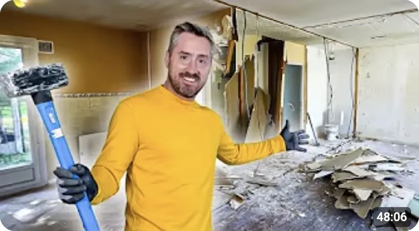 Rénovation d'une maison — démolition (EP1) — Make in France Réalisation Make in France : rénovation d'une maison abandonnée, début de la démolition (épisode 1)